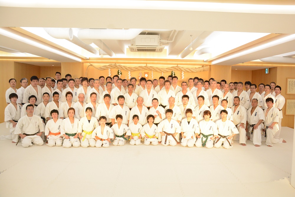 2018年総本部鏡開きを本部直轄代官山道場で実施